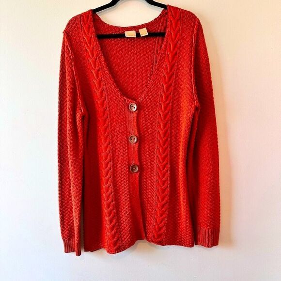 Knit Cardigan Size Large - Picture 1 of 4